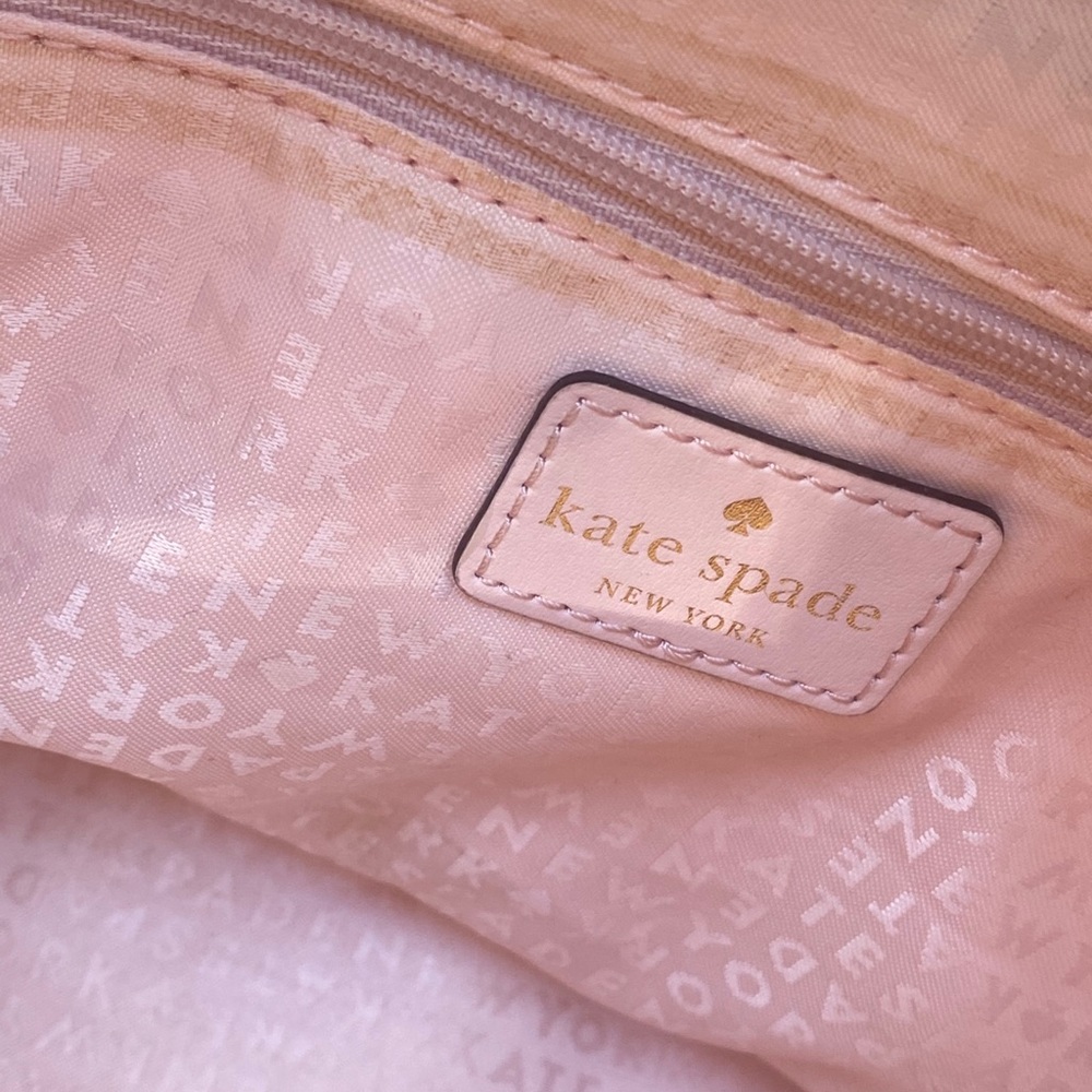 Kate Spade Pink Studded Satchel Tote Crossbody - Picture 8 of 16